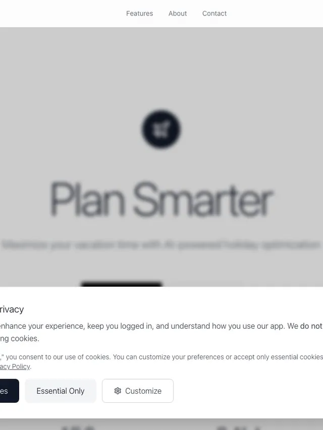 BridgeDays vacation planning tool