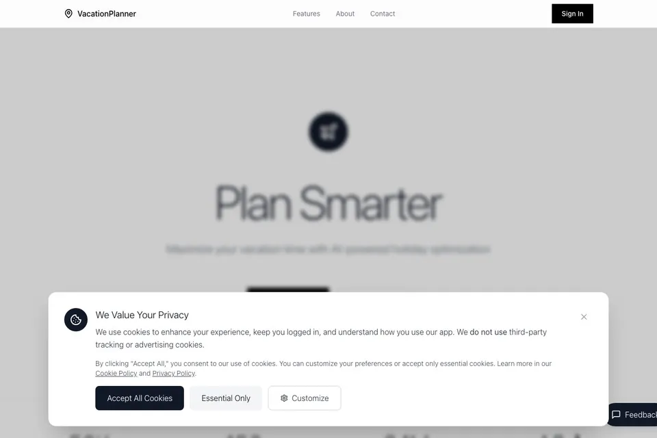 BridgeDays vacation planning tool