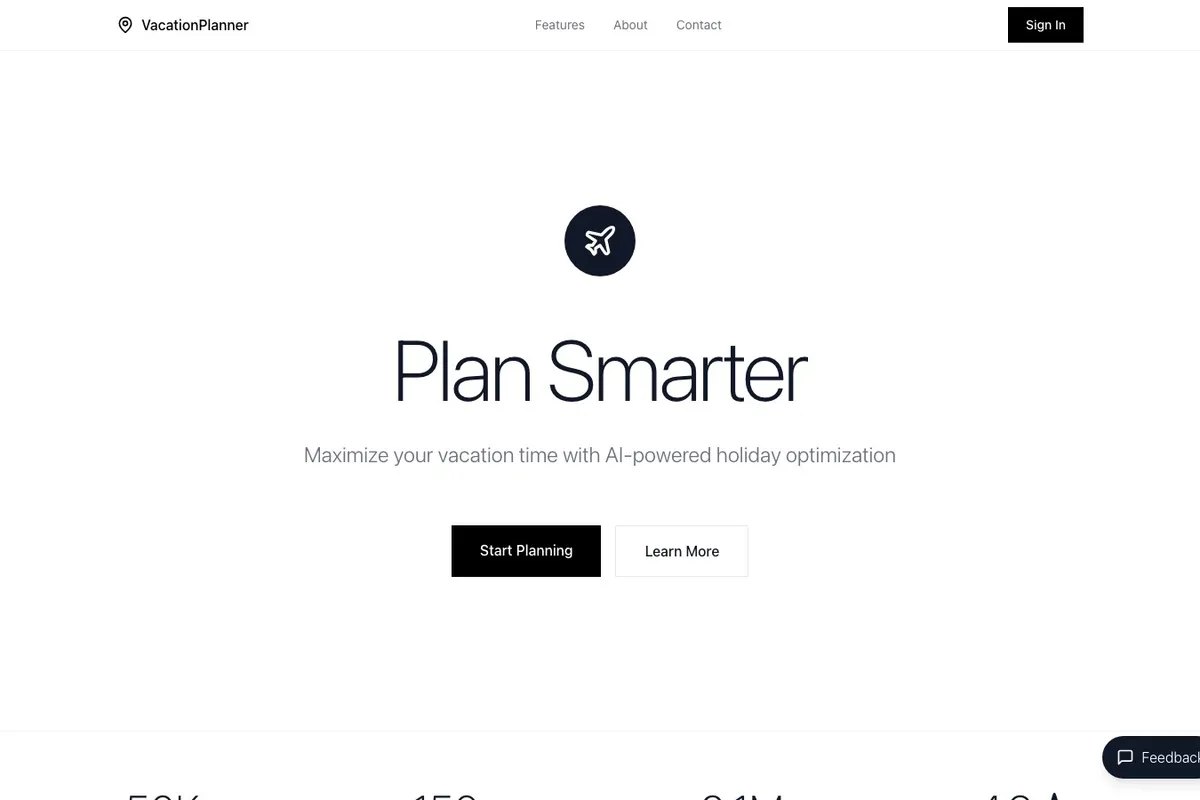 BridgeDays planner interface