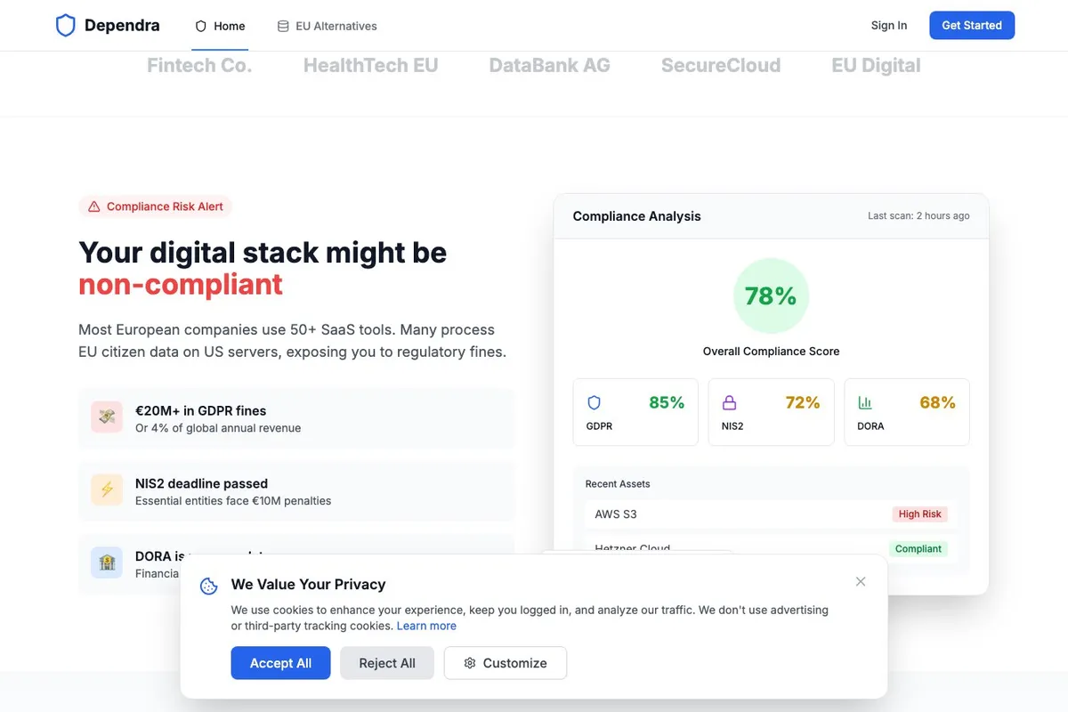 Dependra dependency intelligence detail view